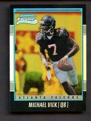 Michael Vick [Gold Refractor] #180 Football Cards 2001 Bowman Chrome Prices