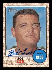 Bob Lee [Red Ink] Baseball Cards 2017 Topps Heritage Real One Autographs Prices