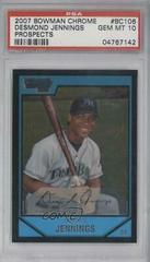 Desmond Jennings #BC106 Baseball Cards 2007 Bowman Chrome Prospects Prices