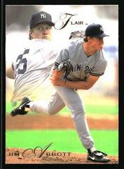 Jim Abbott #244 Baseball Cards 1993 Flair Prices
