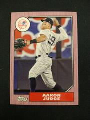 Aaron Judge [Pink] #78B-44 Baseball Cards 2022 Topps Mini 1987 Prices