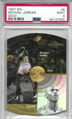 Michael Jordan [Gold] Basketball Cards 1997 Spx Prices