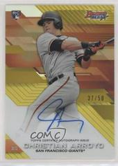 Christian Arroyo [Gold Refractor] #B17-CA Baseball Cards 2017 Bowman's Best of Autograph Prices