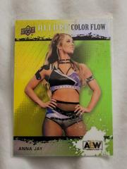 Anna Jay [Yellow Green] Wrestling Cards 2022 Upper Deck Allure AEW Color Flow Prices