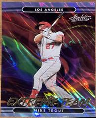 Mike Trout [Lava] Baseball Cards 2022 Panini Absolute Extreme Team Prices