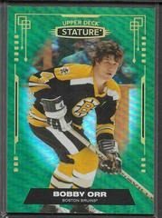 Bobby Orr [Green] Hockey Cards 2021 Upper Deck Stature Prices