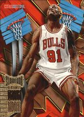 Dennis Rodman #SL8 Basketball Cards 1995 Hoops Slamland Prices