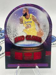 LeBron James [Red] #12 Basketball Cards 2023 Panini Crown Royale Sno Globe Prices