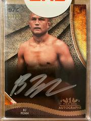 BJ Penn [Silver] #TOA-BP Ufc Cards 2018 Topps UFC Knockout Tier One Autographs Prices