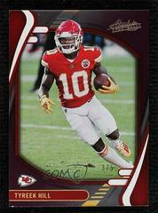 Tyreek Hill [Spectrum Purple] #2 Football Cards 2021 Panini Absolute Prices
