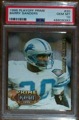 Barry Sanders #20 Football Cards 1995 Playoff Prime Prices