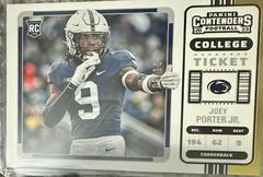 Joey Porter Jr. [Gold] #25 Football Cards 2023 Panini Chronicles Draft Picks Contenders College Ticket Prices