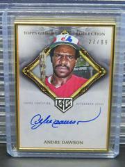 Andre Dawson #HAFA-ADW Baseball Cards 2023 Topps Gilded Collection Gold Framed Hall of Famers Autographs Prices