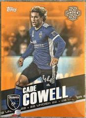 Cade Cowell [Orange] Soccer Cards 2022 Topps MLS Prices