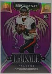 Desmond Ridder [Purple] #CR-12 Football Cards 2022 Panini Rookies & Stars Crusade Prices