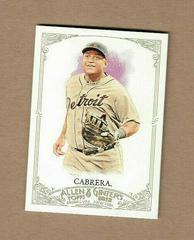 Miguel Cabrera Baseball Cards 2012 Topps Allen & Ginter Prices