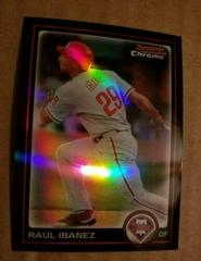 Raul Ibanez [Refractor] #152 Baseball Cards 2010 Bowman Chrome Prices