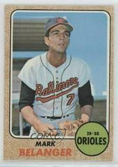 Mark Belanger #118 Baseball Cards 1968 Topps Milton Bradley Prices