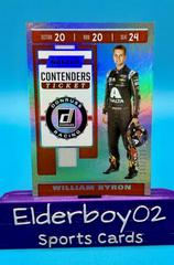 William Byron [Holographic] #C9 Racing Cards 2020 Panini Donruss Nascar Contenders Prices