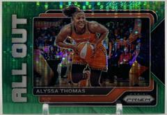Alyssa Thomas [Green Pulsar] #13 Basketball Cards 2023 Panini Prizm WNBA All Out Prices