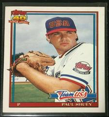 Paul Shuey Baseball Cards 1991 Topps Traded Prices