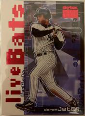 Derek Jeter “Live Bats” #11lb Baseball Cards 1999 Skybox Premium Live Bats Prices