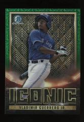 Vladimir Guerrero Jr. [Green] #BI-12 Baseball Cards 2023 Bowman Chrome Iconic Prices