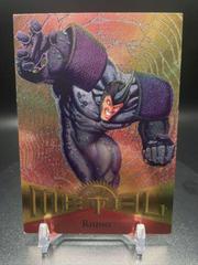 Rhino [Silver Flasher] #74 Marvel 1995 Metal Prices