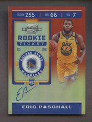 Eric Paschall [Autograph Red] Basketball Cards 2019 Panini Contenders Optic Prices