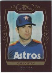 Nolan Ryan [Framed Burgundy] #200 Baseball Cards 2008 Topps Sterling Prices