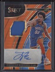 Jeremiah Robinson Earl [Orange Pulsar] #RS-JRE Basketball Cards 2021 Panini Select Rookie Signatures Prices