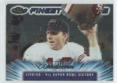 Joe Montana #FM13 Football Cards 2000 Topps Finest Moments Prices