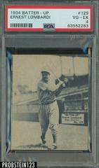 Ernest Lombardi Baseball Cards 1934 Batter Up Prices
