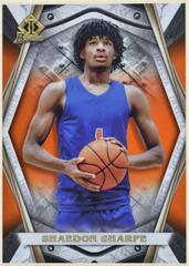 Shaedon Sharpe [Orange] Basketball Cards 2021 Bowman University Invicta Prices