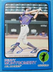 Benny Montgomery [Blue] #ROA-BM Baseball Cards 2022 Topps Heritage Minor League Real One Autographs Prices