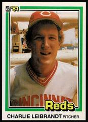 Charlie Leibrandt Baseball Cards 1981 Donruss Prices
