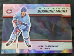 Juraj Slafkovsky #DM-JS Hockey Cards 2022 Upper Deck Black Diamond Might Prices