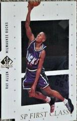 Ray Allen #FC16 Basketball Cards 1998 SP Authentic First Class Prices