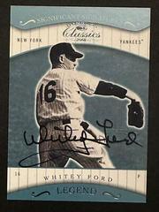 Whitey Ford [Significant Signatures] #194 Baseball Cards 2001 Donruss Classics Prices