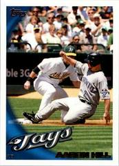 Aaron Hill #557 Baseball Cards 2010 Topps Prices