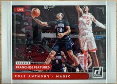 Cole Anthony Basketball Cards 2021 Panini Donruss Franchise Features Prices