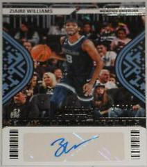 Ziaire Williams #SC-ZWL Basketball Cards 2022 Panini Contenders Sophomore Autographs Prices