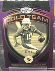 DeAndre Hopkins [Purple] #GT-11 Football Cards 2021 Panini Certified Gold Team Prices