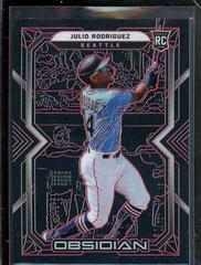 Julio Rodriguez [Red] Baseball Cards 2022 Panini Chronicles Obsidian Prices