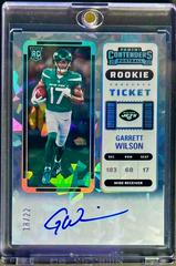 Garrett Wilson [Autograph Cracked Ice Ticket] Football Cards 2022 Panini Contenders Prices