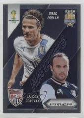 Diego Forlan, Landon Donovan [Purple Prizm] #26 Soccer Cards 2014 Panini Prizm World Cup Matchups Prices