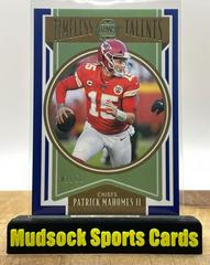 Patrick Mahomes II [Blue] #TT-1 Football Cards 2022 Panini Legacy Timeless Talents Prices