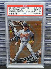 Cal Ripken Jr. [Orange Magma Diffractor] Baseball Cards 2016 Topps High Tek Prices