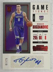 Bogdan Bogdanovic [Vertical Autograph Playoff Ticket] #145 Basketball Cards 2017 Panini Contenders Prices