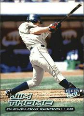 Jim Thome #184 Baseball Cards 2000 Ultra Prices